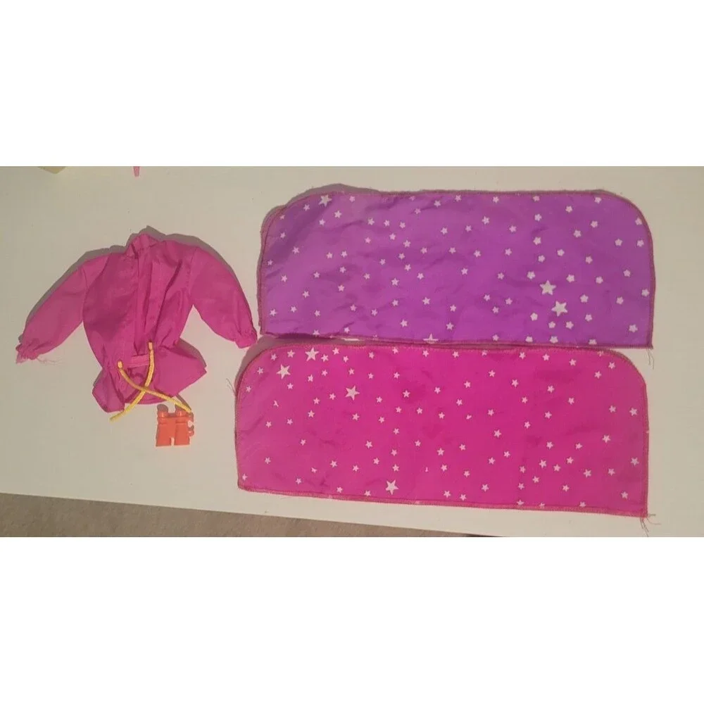 Camp Barbie 1993 Sleep Bags/Backpacks (x2), Jacket, Binoculars Vintage